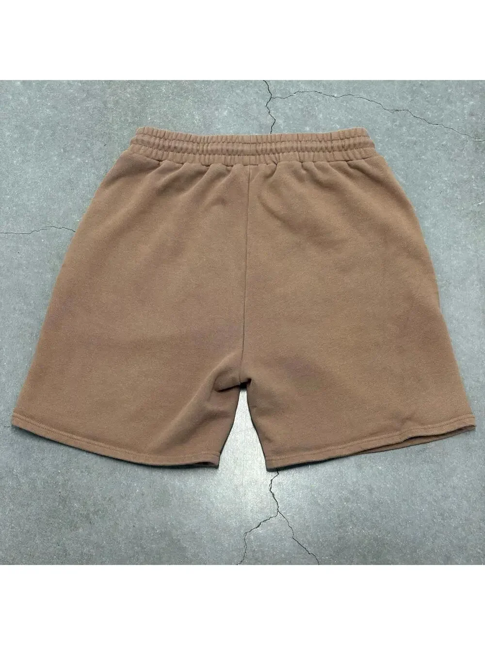 Beige Botany Brown Shorts
